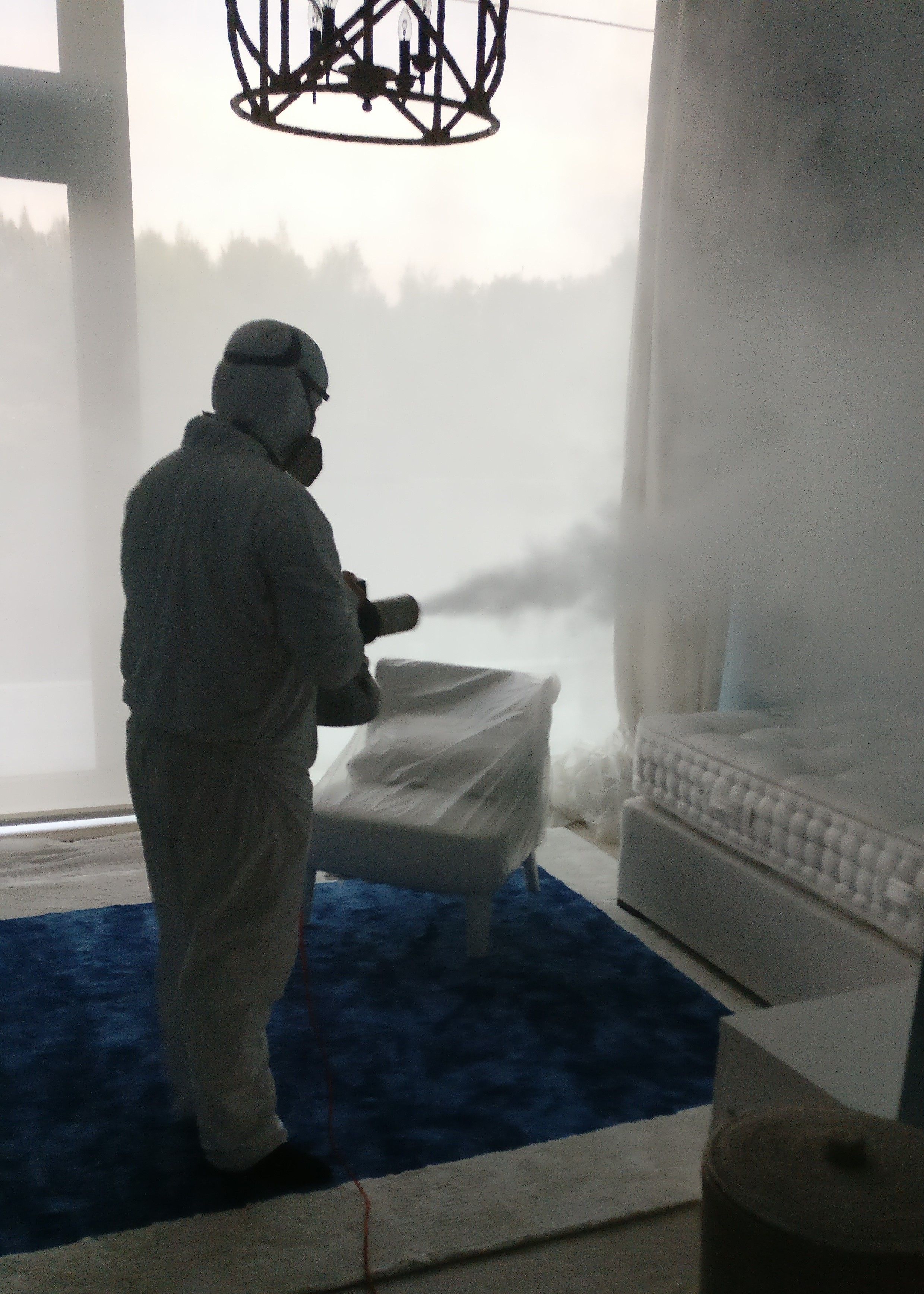 Сухой туман от запахов. Обработка сухим туманом в Подольске.